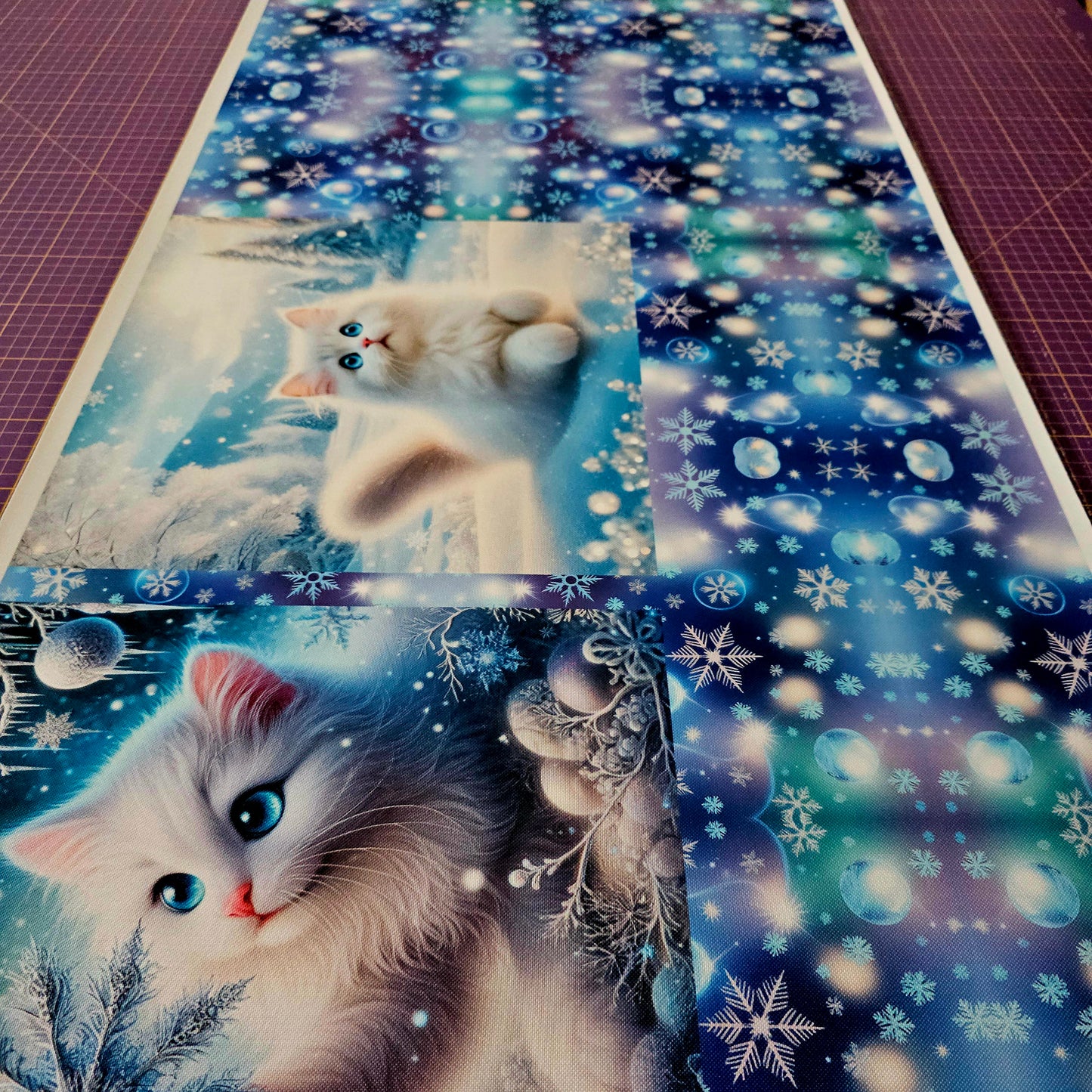 Oxford Kombi Panel | 50 x 153 cm | Snow Cats
