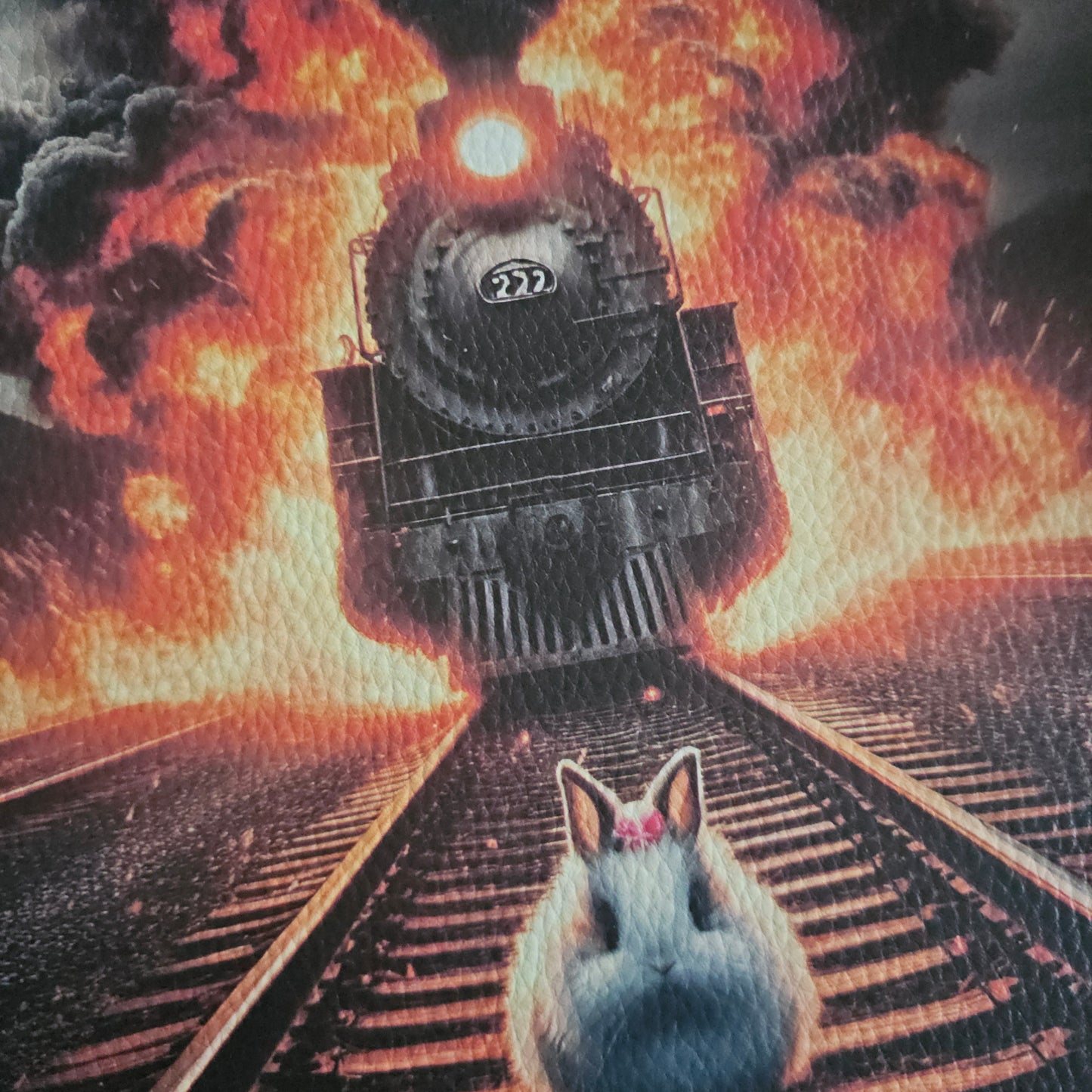 Kunstleder Panele Dark Train Collection | 25x 25cm