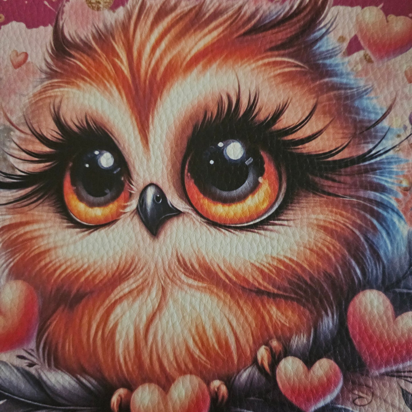 Kunstleder Panele Sweet Owls Collection | 25x 25cm