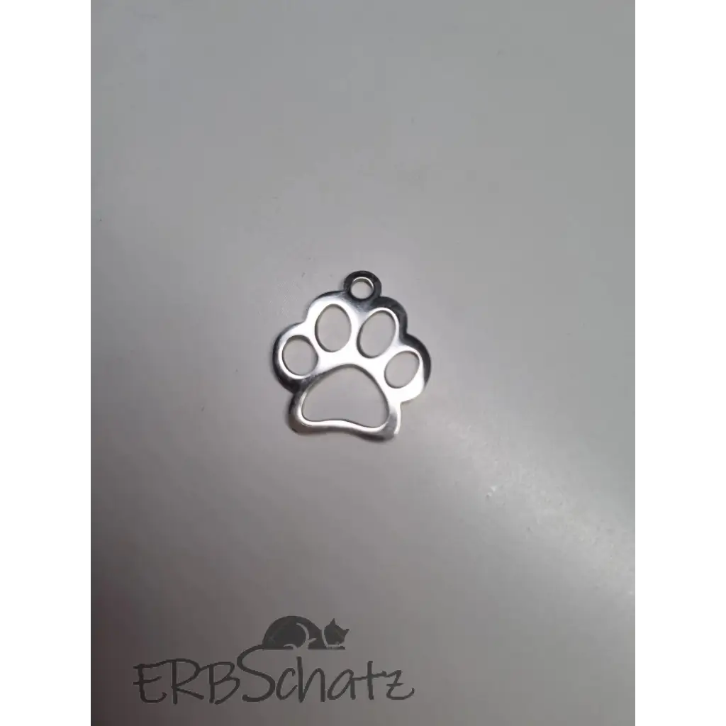 Anhänger/Charm Pfote - Silber