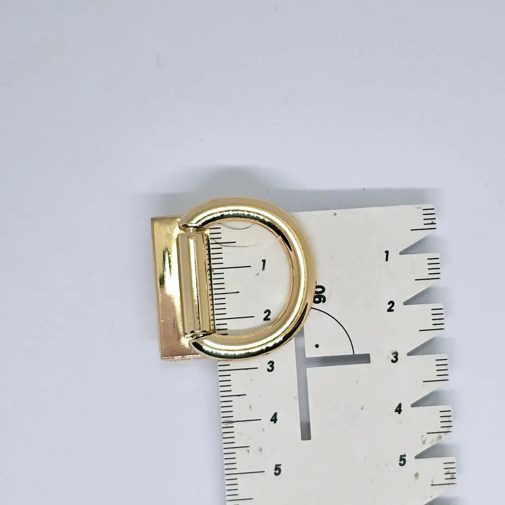 D-Ring anschraubbar Gold