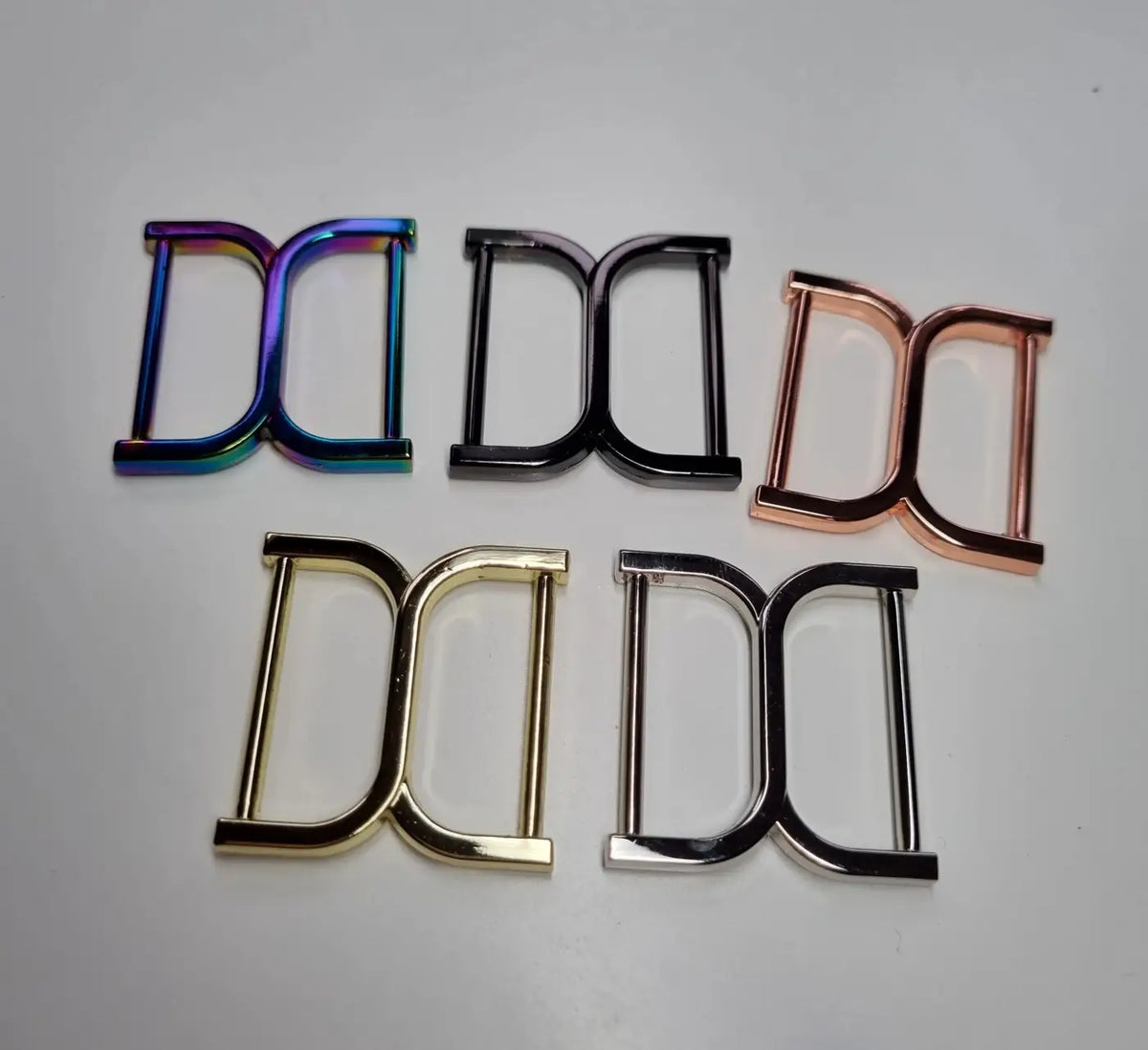 D-Ring X-Form (neue Farben) für 25mm Gurtband Gold