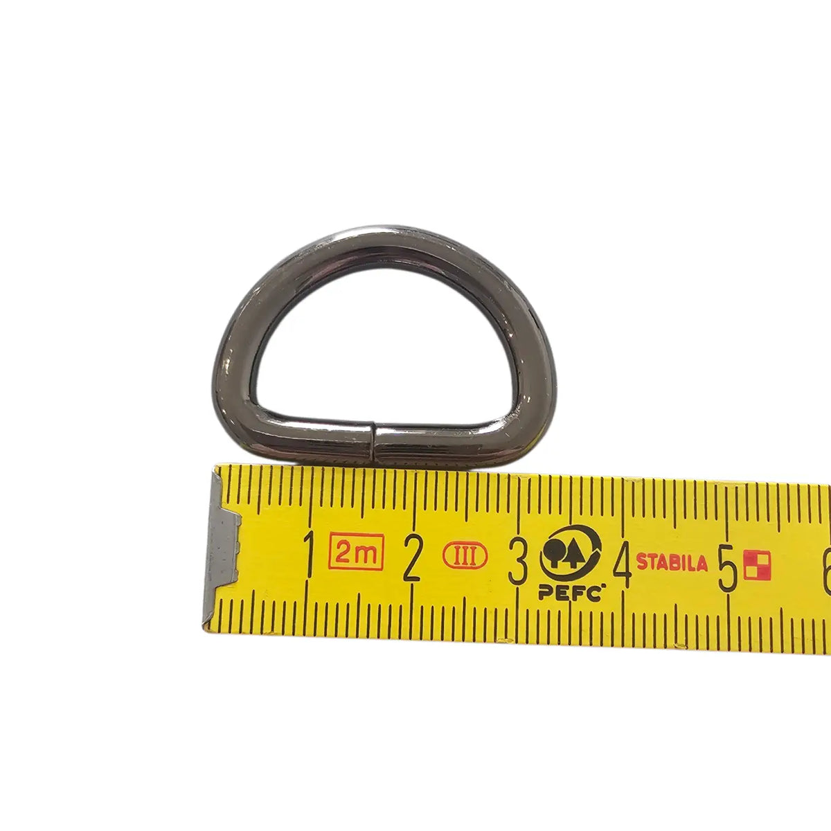 D-Ringe Farbauswahl für 25mm Gurtband Silber