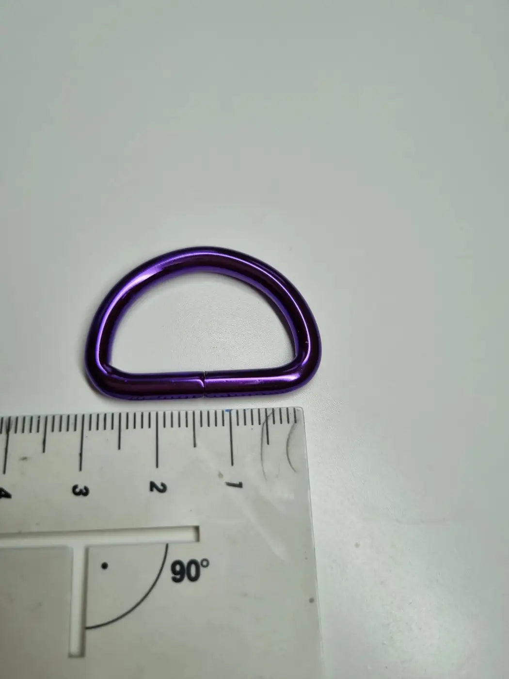 D-Ringe Metallic Colours für 25mm Gurtband Pink