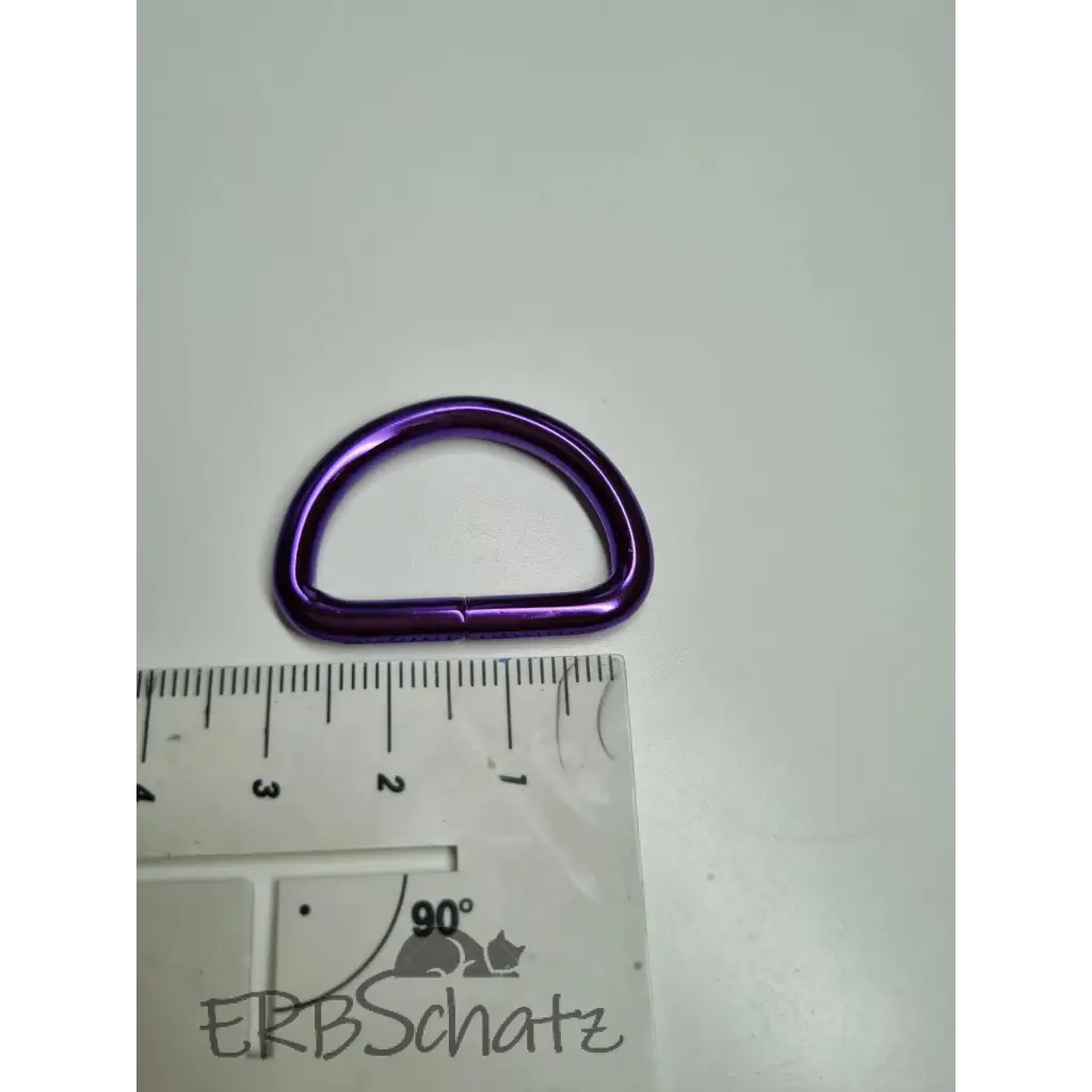 D-Ringe Metallic Colours für 25mm Gurtband