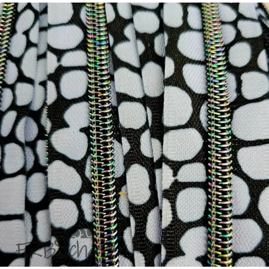 Endlosreißverschluss bedruckt Bubbles Designs - Bubbles