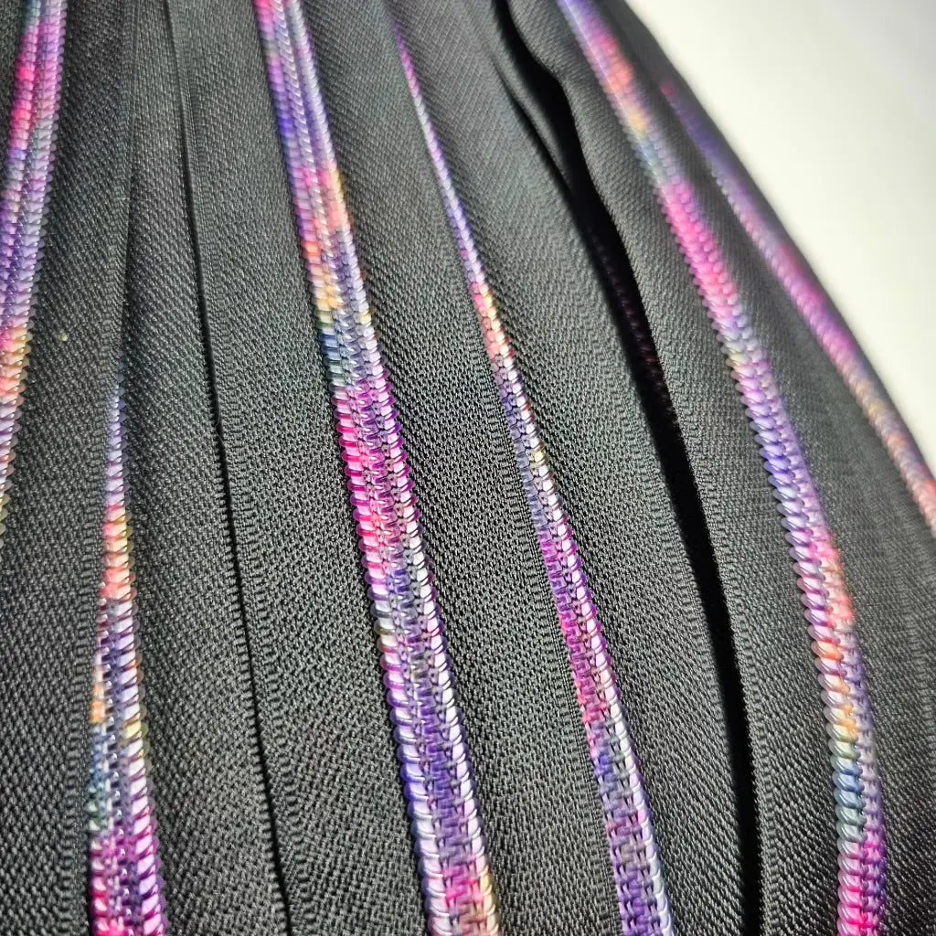 Endlosreißverschluss Schwarz - PurpleVibes Raupe - Gr.5