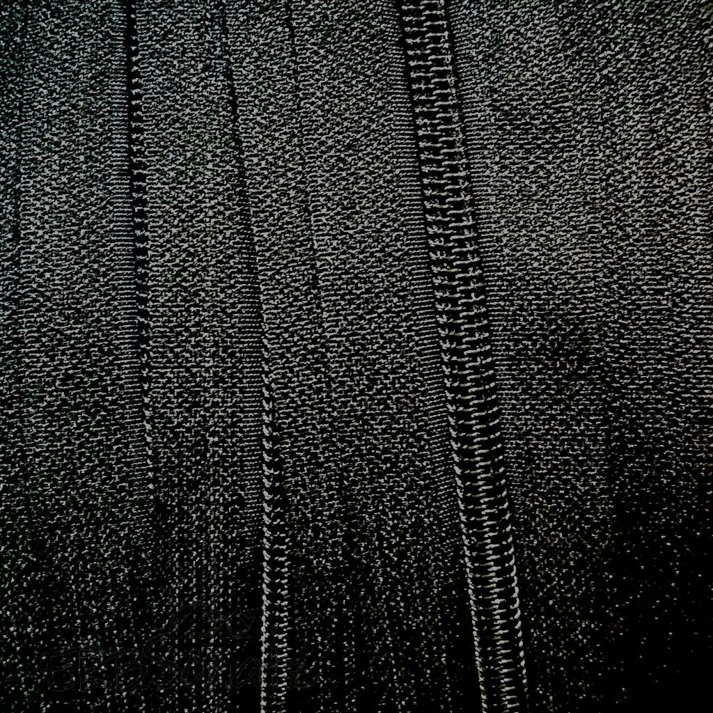 Endlosreißverschluss Ton in Ton - Schwarz