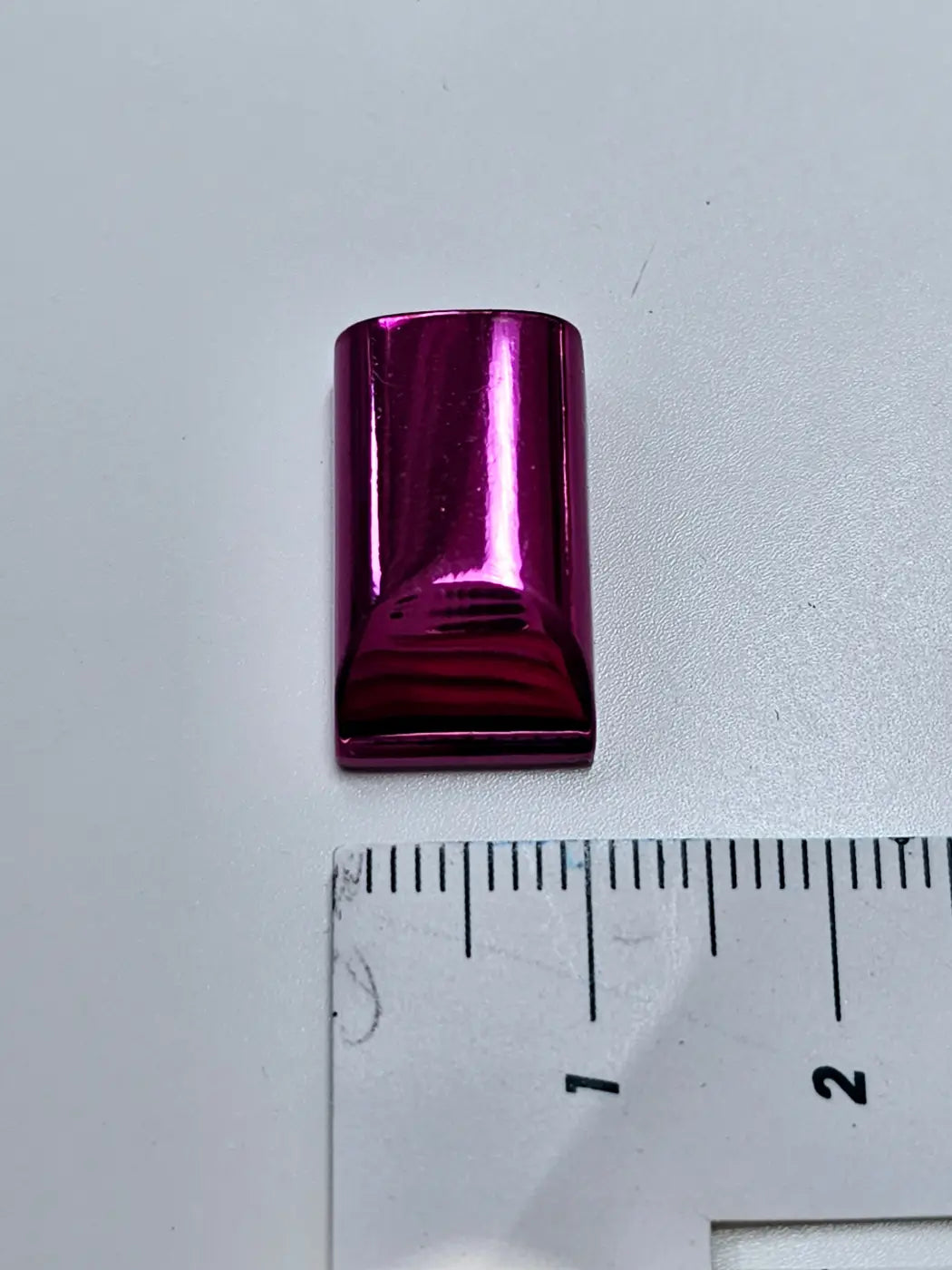 Endstücke Metallic Colours Reißverschluss 10x17mm Pink