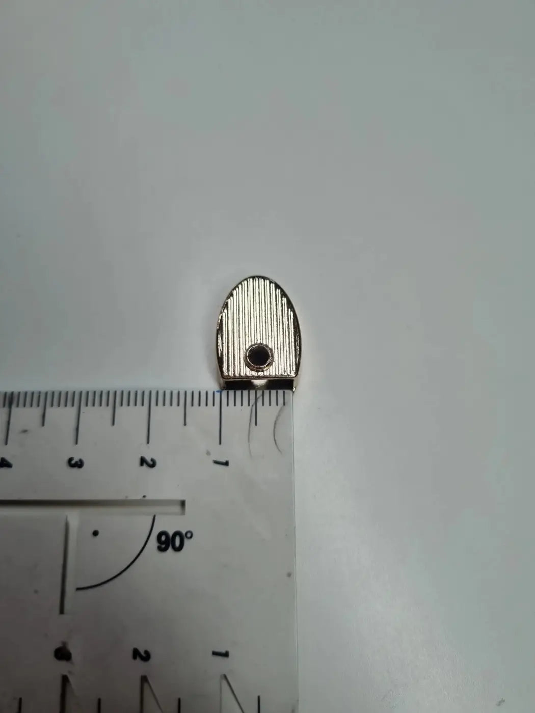 Endstücke Reißverschluss Oval 12x20mm Gun Metal