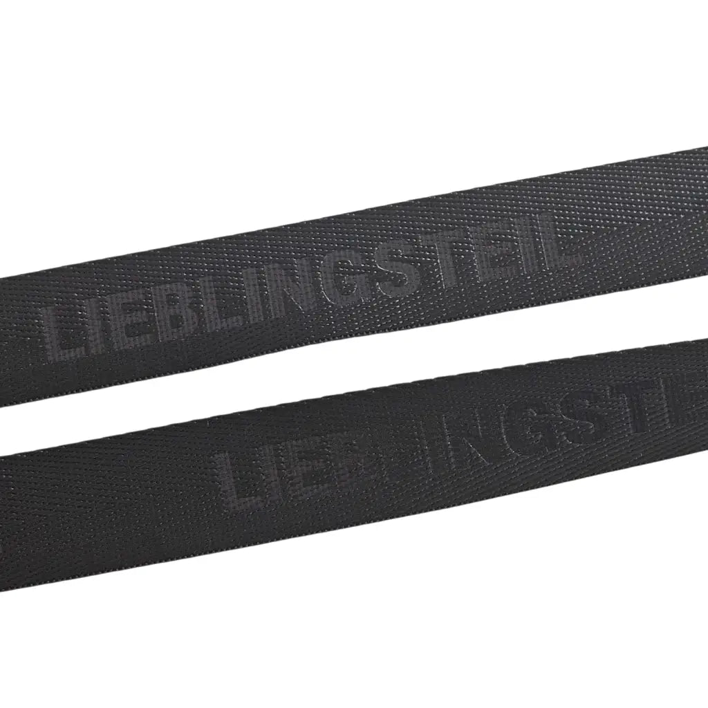 Gurtband Eigenproduktion embossed ’Lieblingsteil’ 25mm