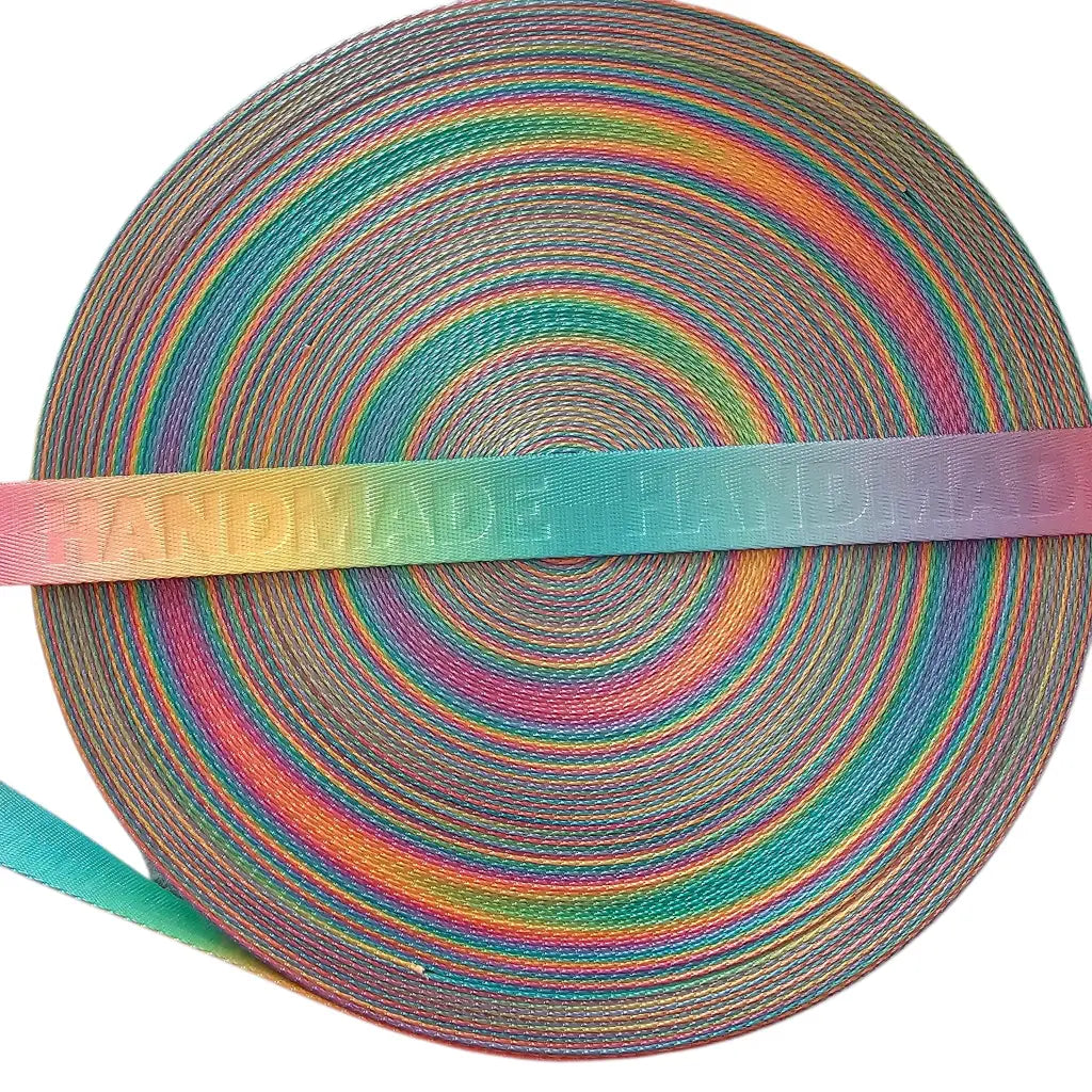 Gurtband embossed ’HANDMADE’ | 25mm