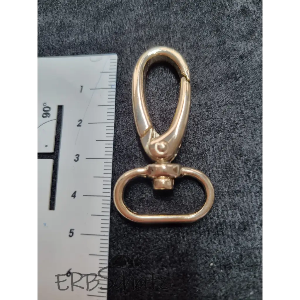 Karabiner Gold für 20mm Gurtband - Gold