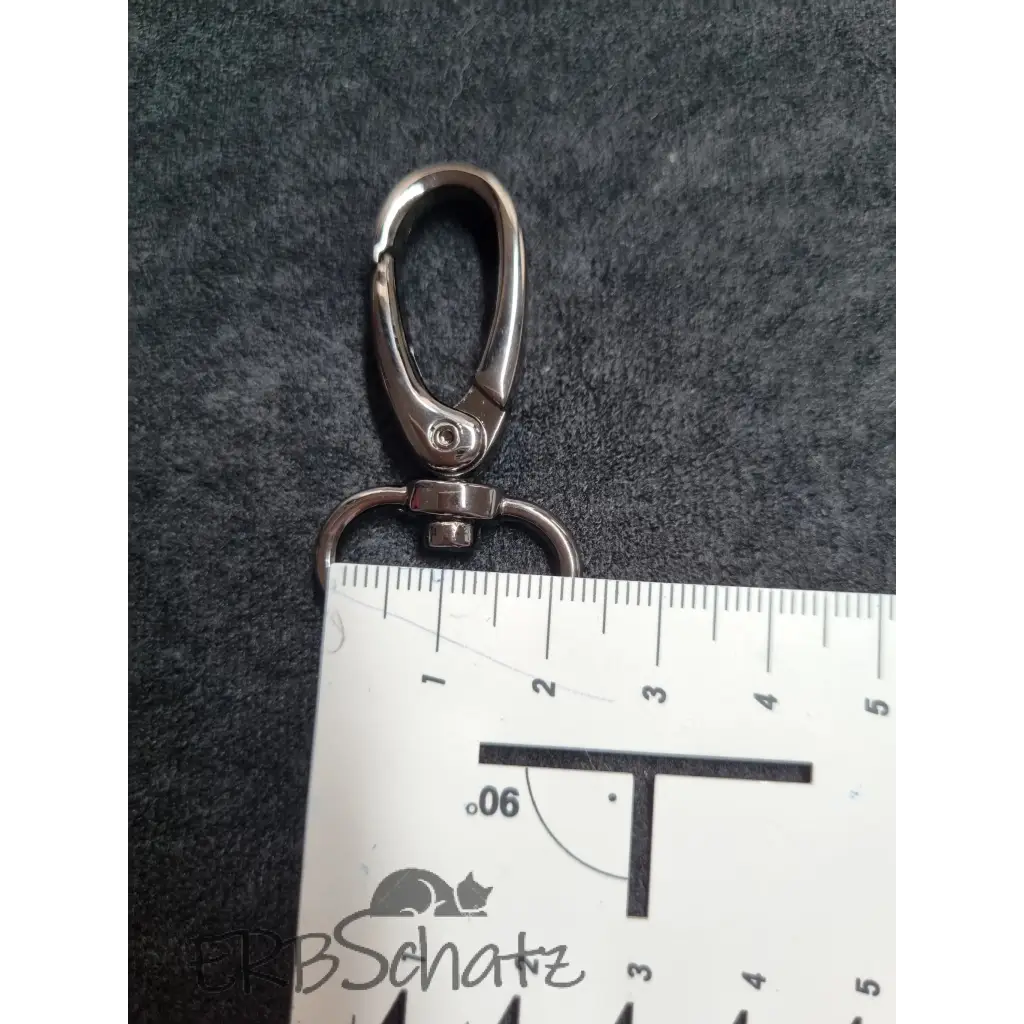 Karabiner Gunmetal für 20mm Gurtband - Gun Metal