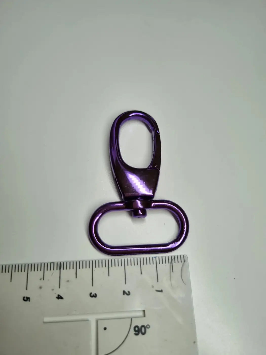 Karabiner Metallic Colours für 25mm Gurtband Pink