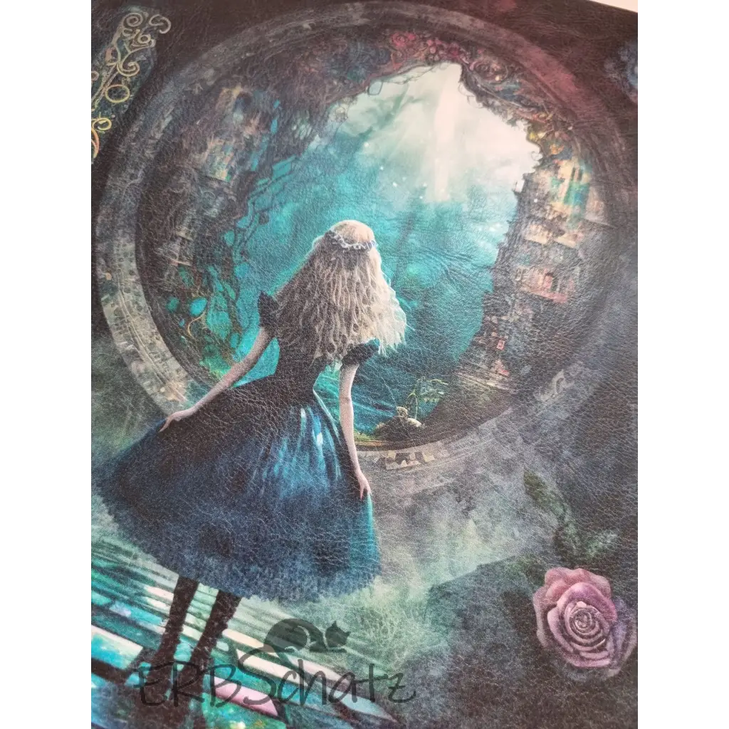 Kunstleder Panel Dark Alice 25 x 25cm - Dark Alice - P25