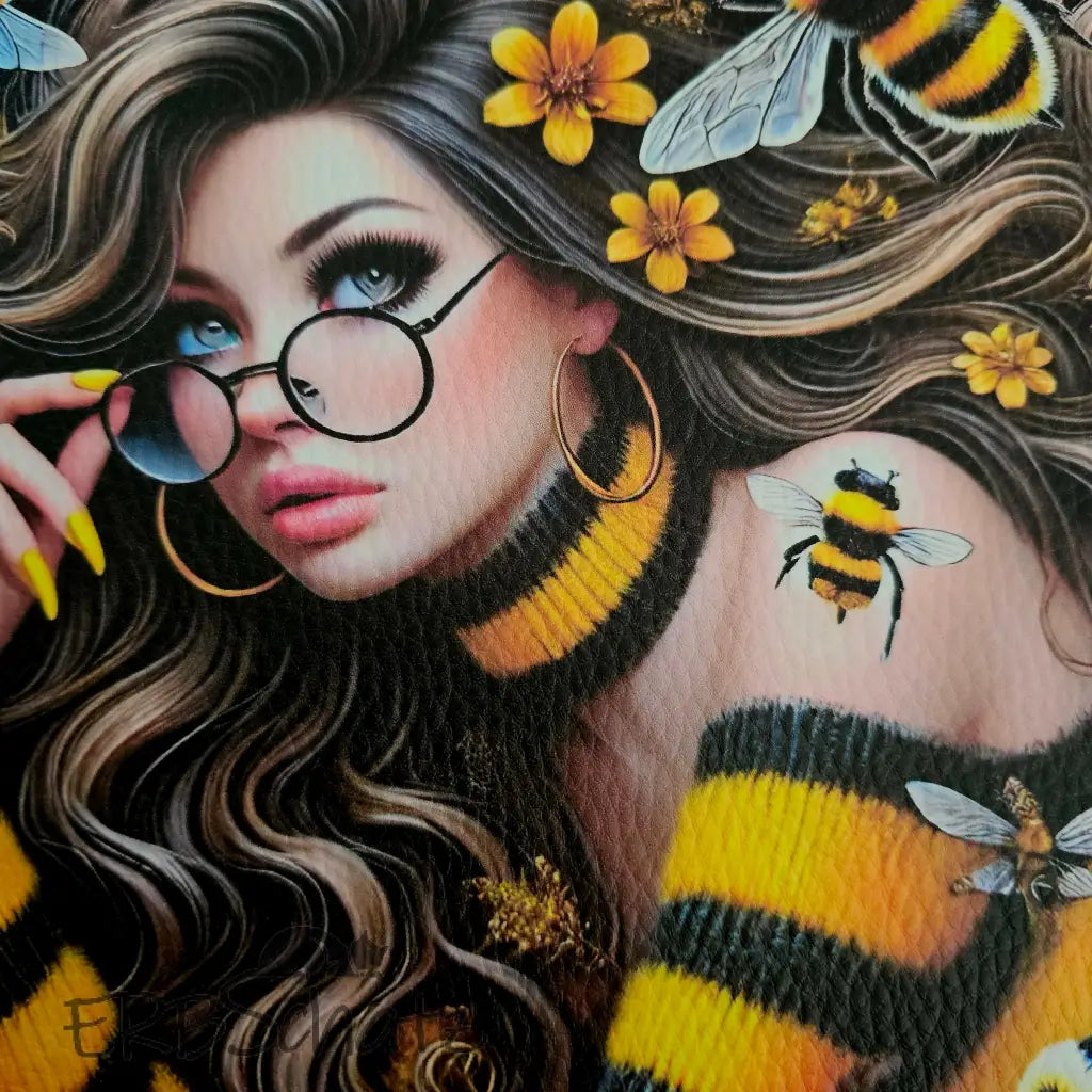 Kunstleder Panele Bee Woman Collection 25 x 25cm - P25