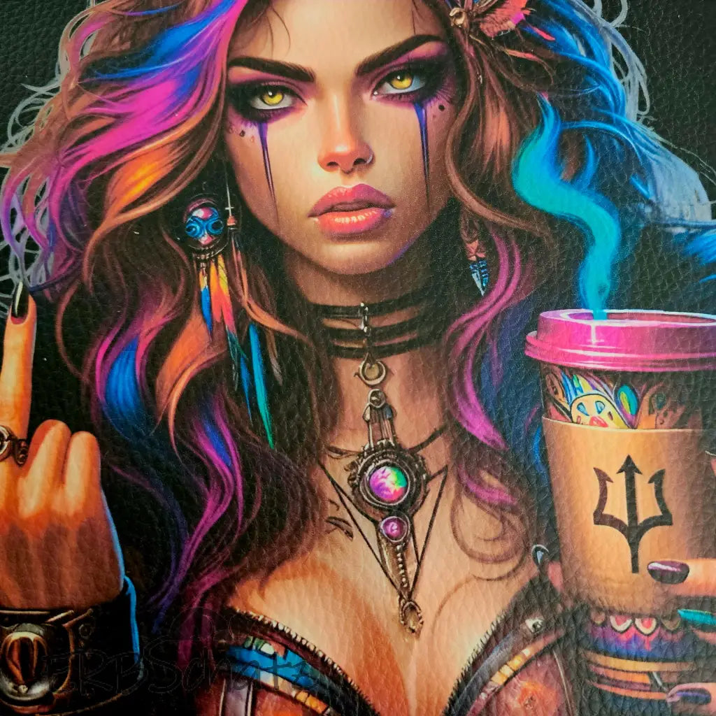 Kunstleder Panele New Coffee Girls 25x25 cm - P25