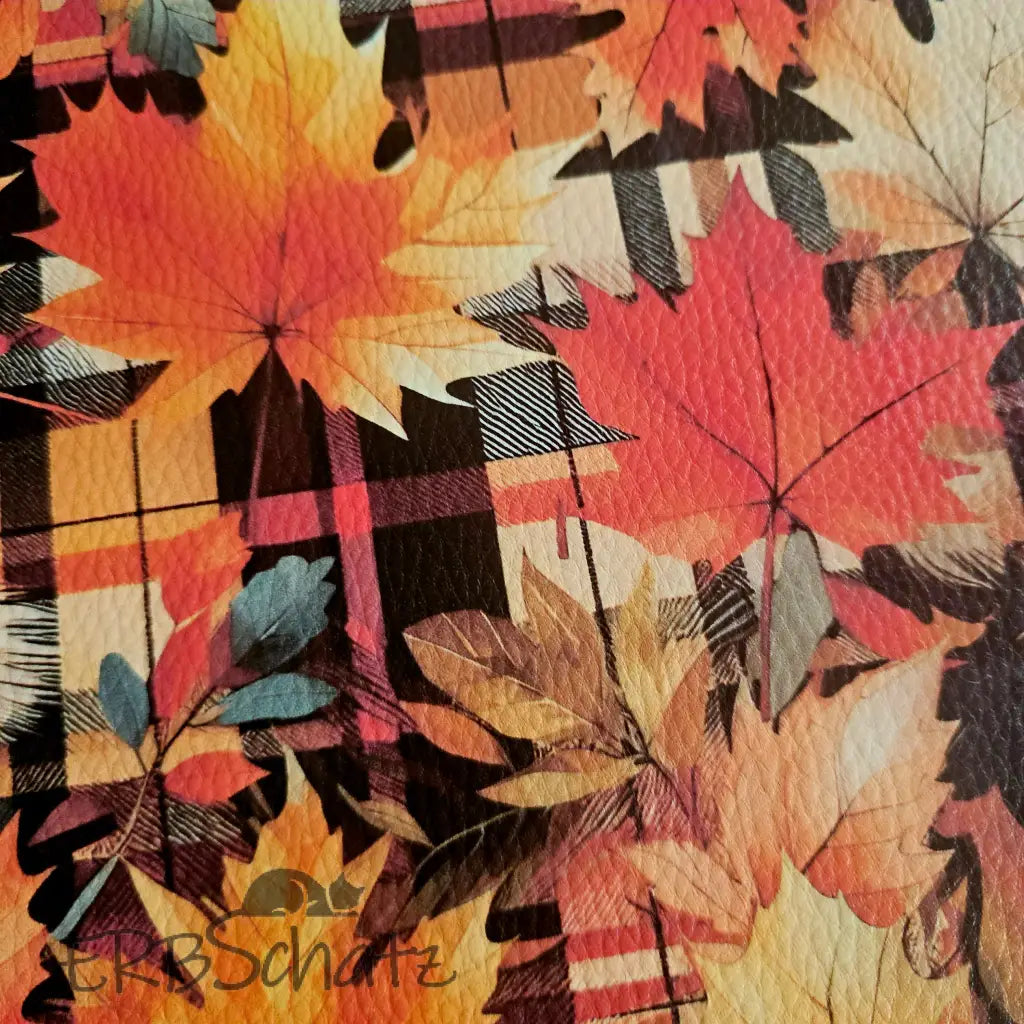 Kunstleder Panele Tartan Herbst Collection | 25x 25cm - P25