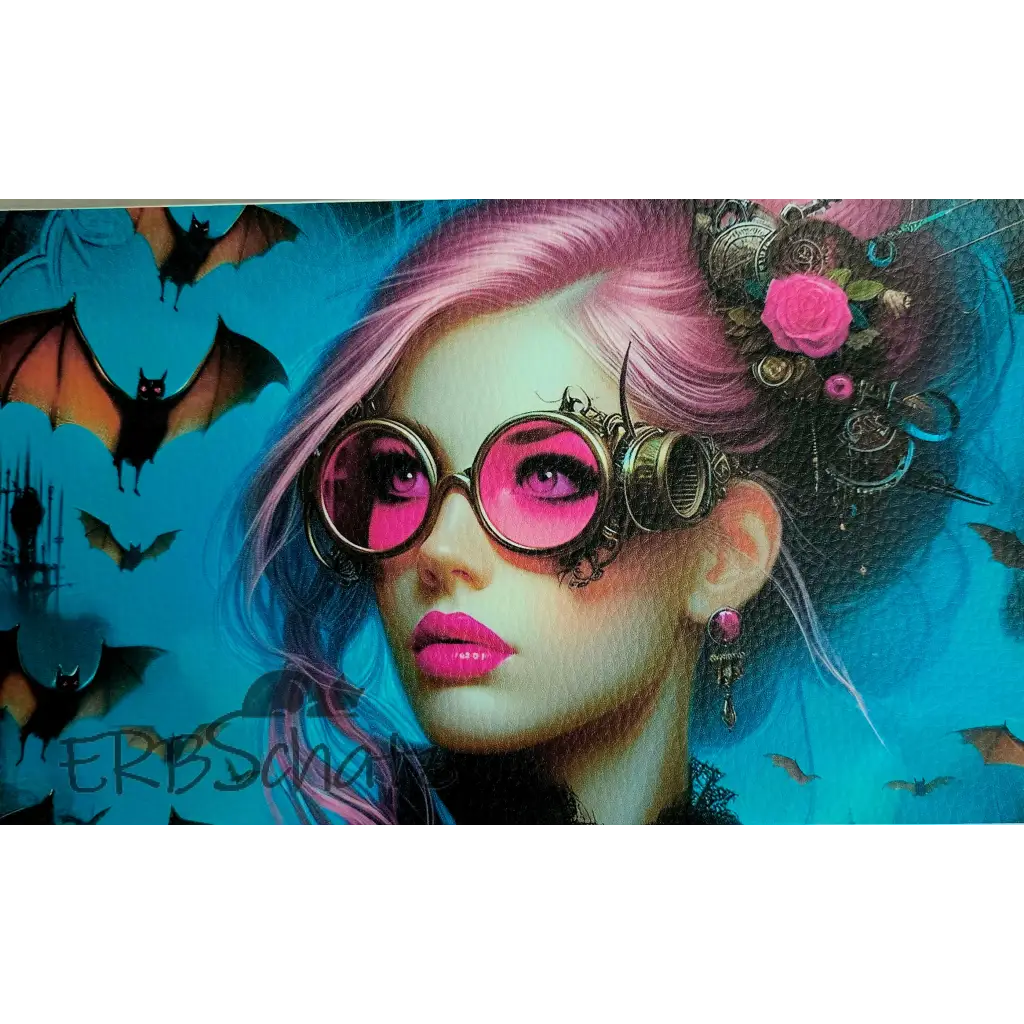 Kunstleder Portemonnaie Panele Vibrant Woman 25x 15cm - PP