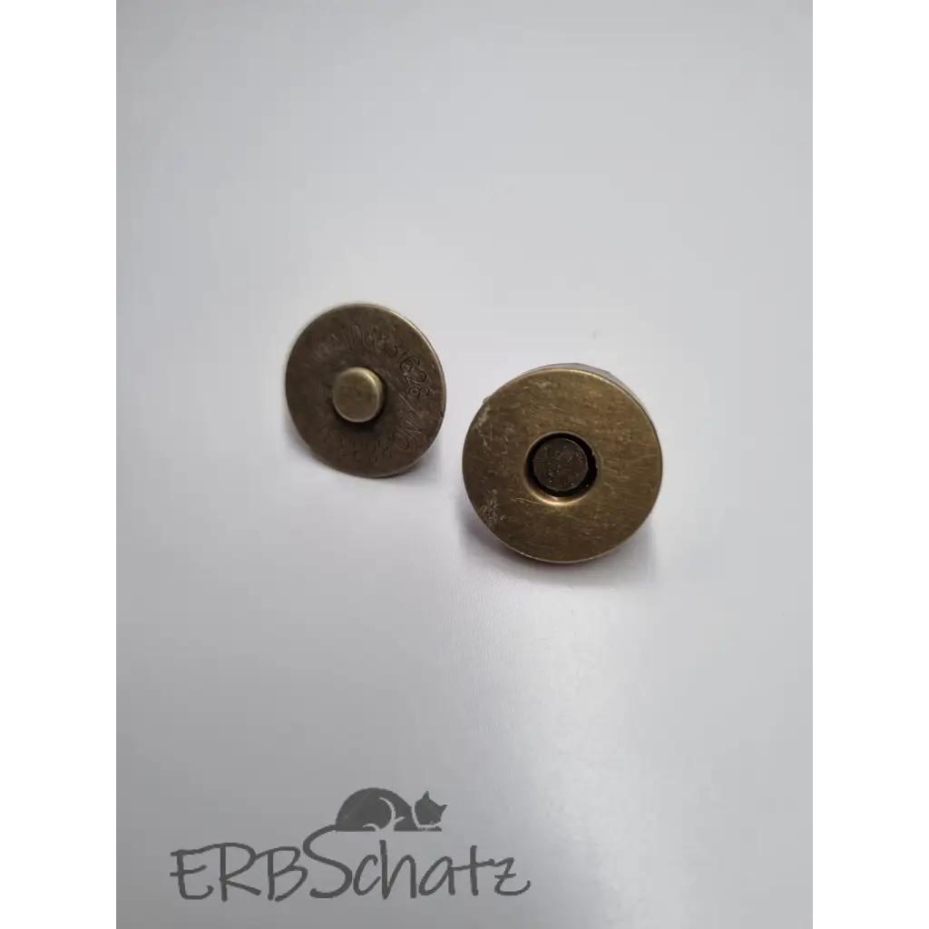 Magnet Taschenverschlüsse 18mm - Bronze