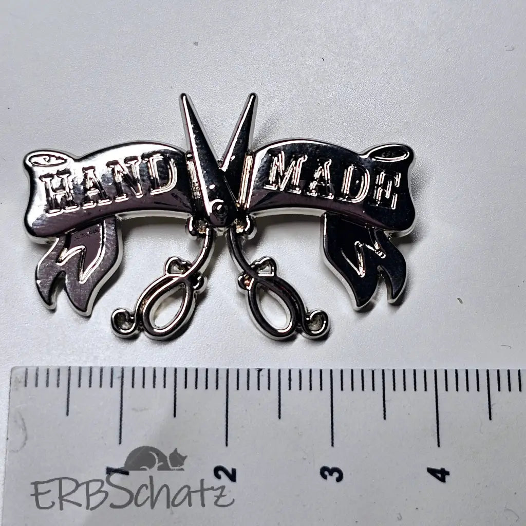 Metall Label ’Handmade Retrodesign’ - Farbauswahl