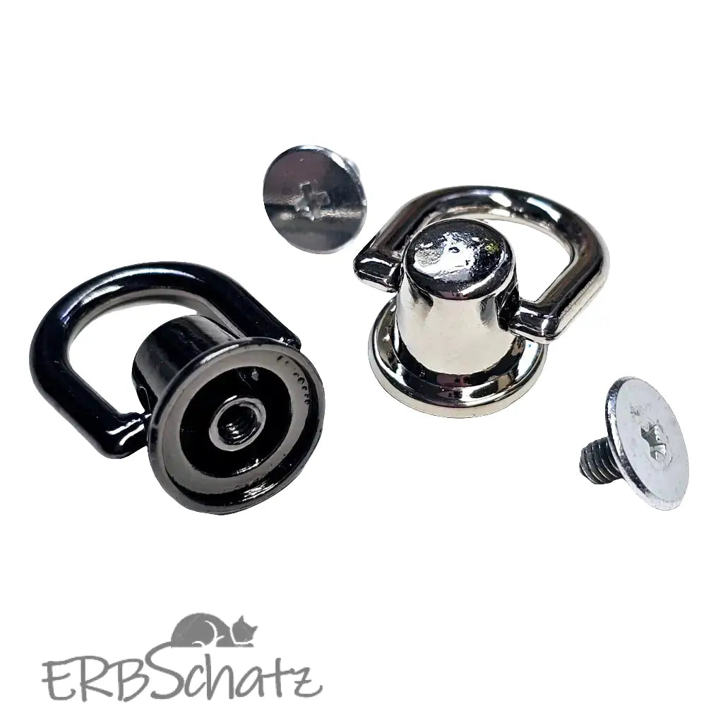 Mini D-Ring anschraubbar 12mm