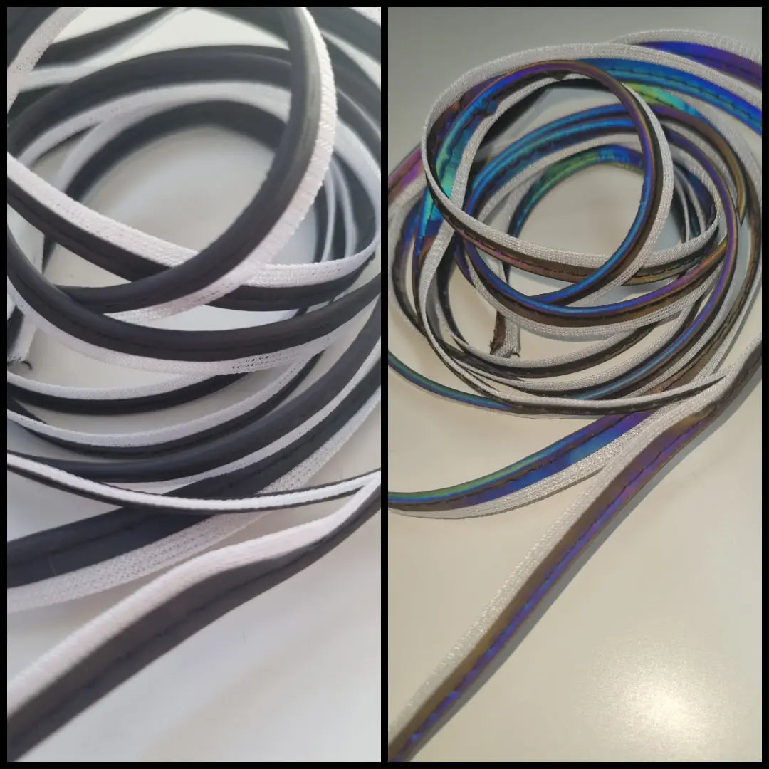 Paspelband Rainbow reflektierend breite 10mm