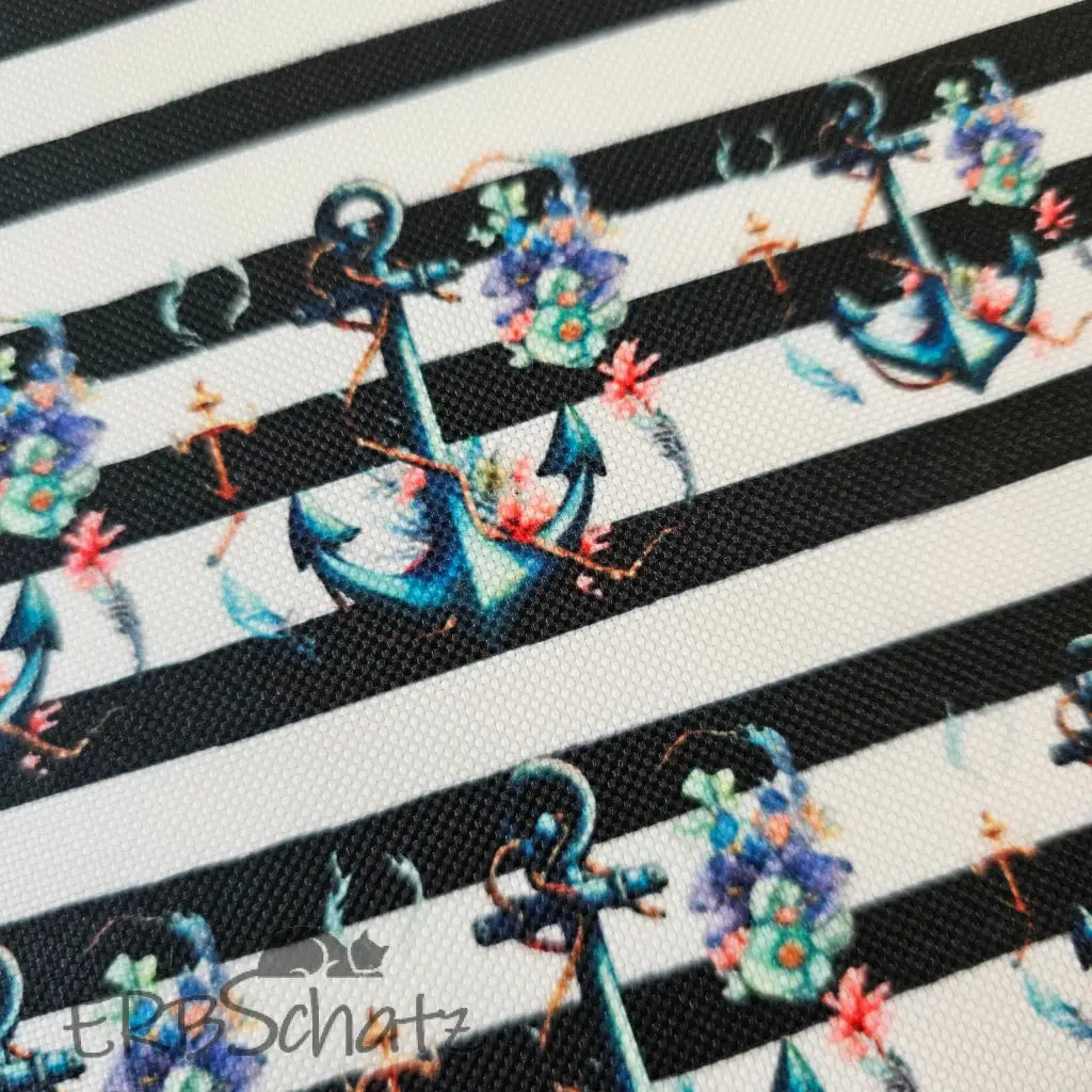 Wasserabweisender Canvas/Oxford Anker Stripes Kombi