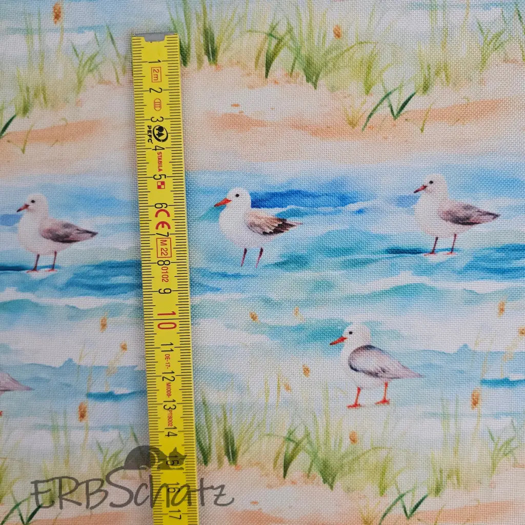 Wasserabweisender Canvas/Oxford Möwen & Meer - Möwen & Meer