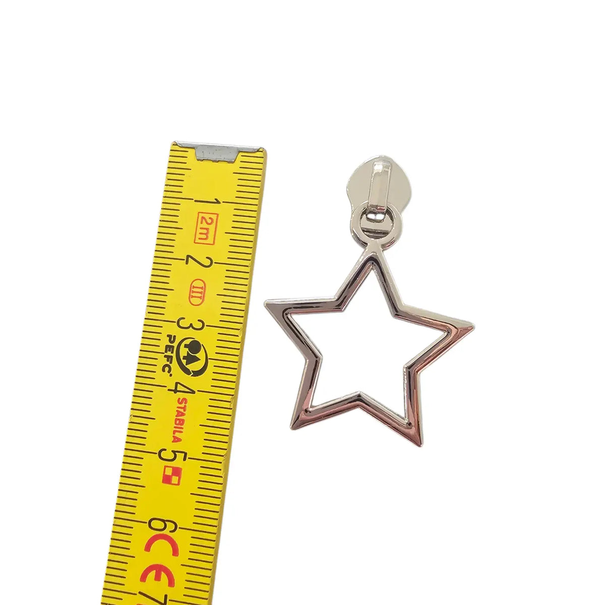 Zipper Big Star Regenbogen - Reißverschluss Schieber Gr.5