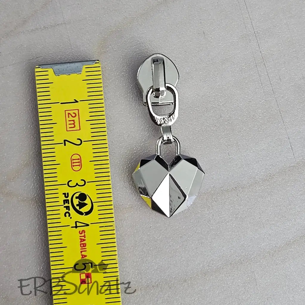 Zipper Diamond Heart