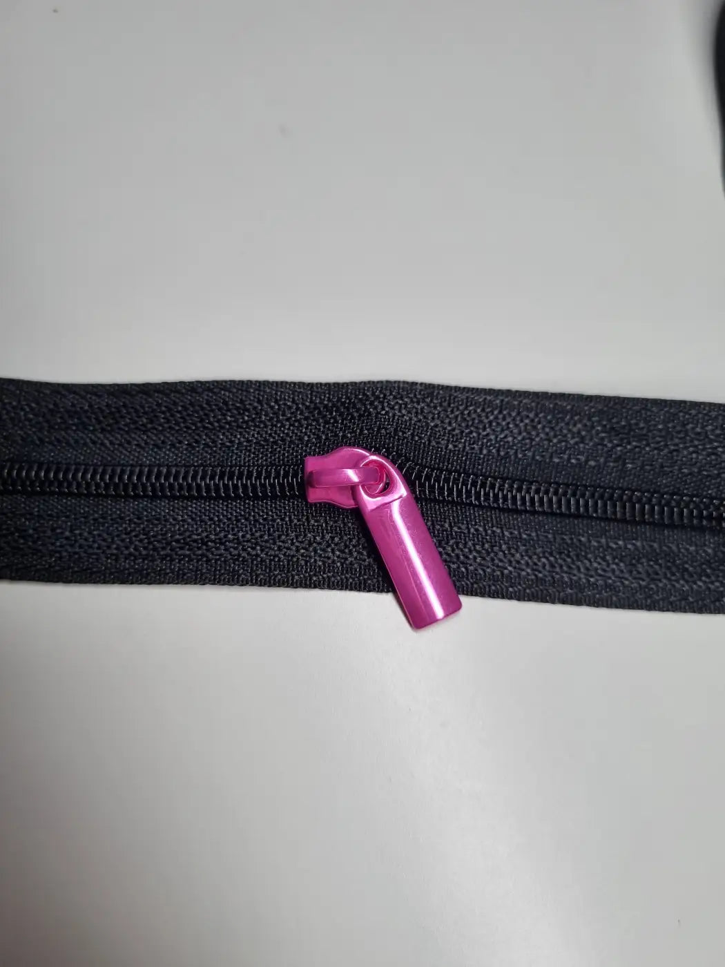 Zipper gerade Form metallic Colours (Gr. 3) Pink