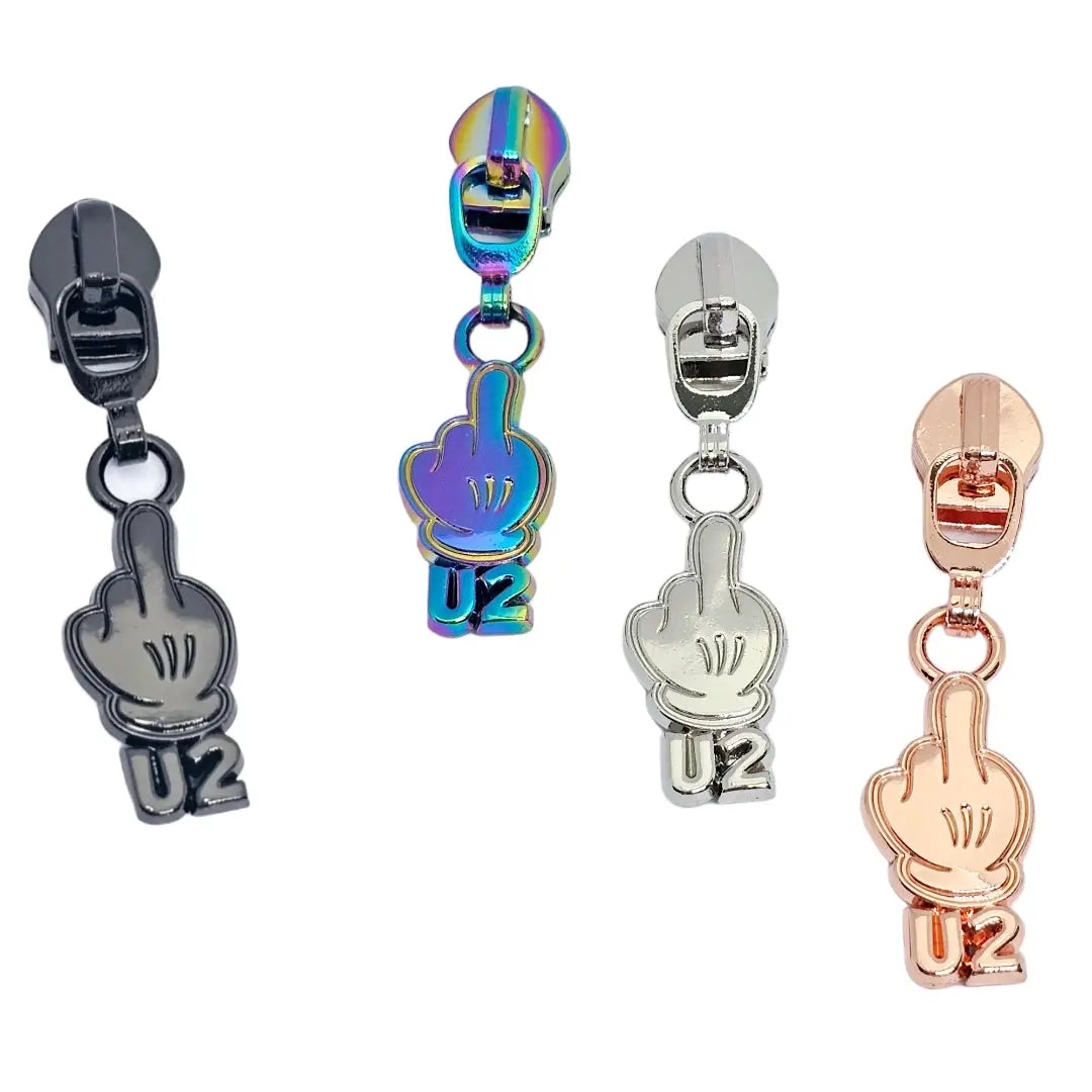 Zipper ’FU2’’ Rainbow - Reißverschluss Schieber Gr.5