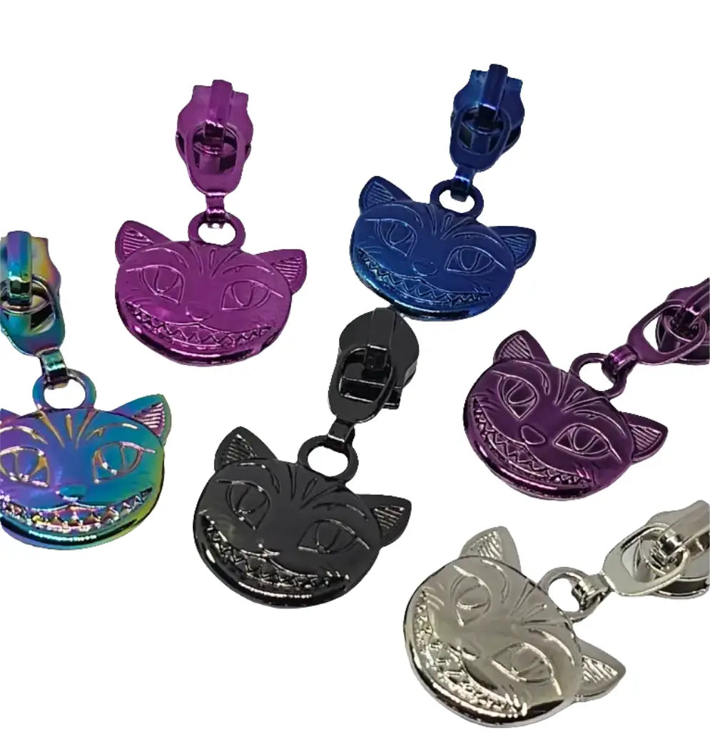 Zipper GrinCat Rainbow - Reißverschluss Schieber Gr.5