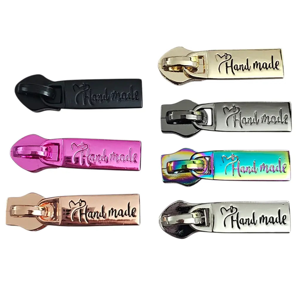 Zipper ’Handmade’ New Style Gold - Reißverschluss Schieber