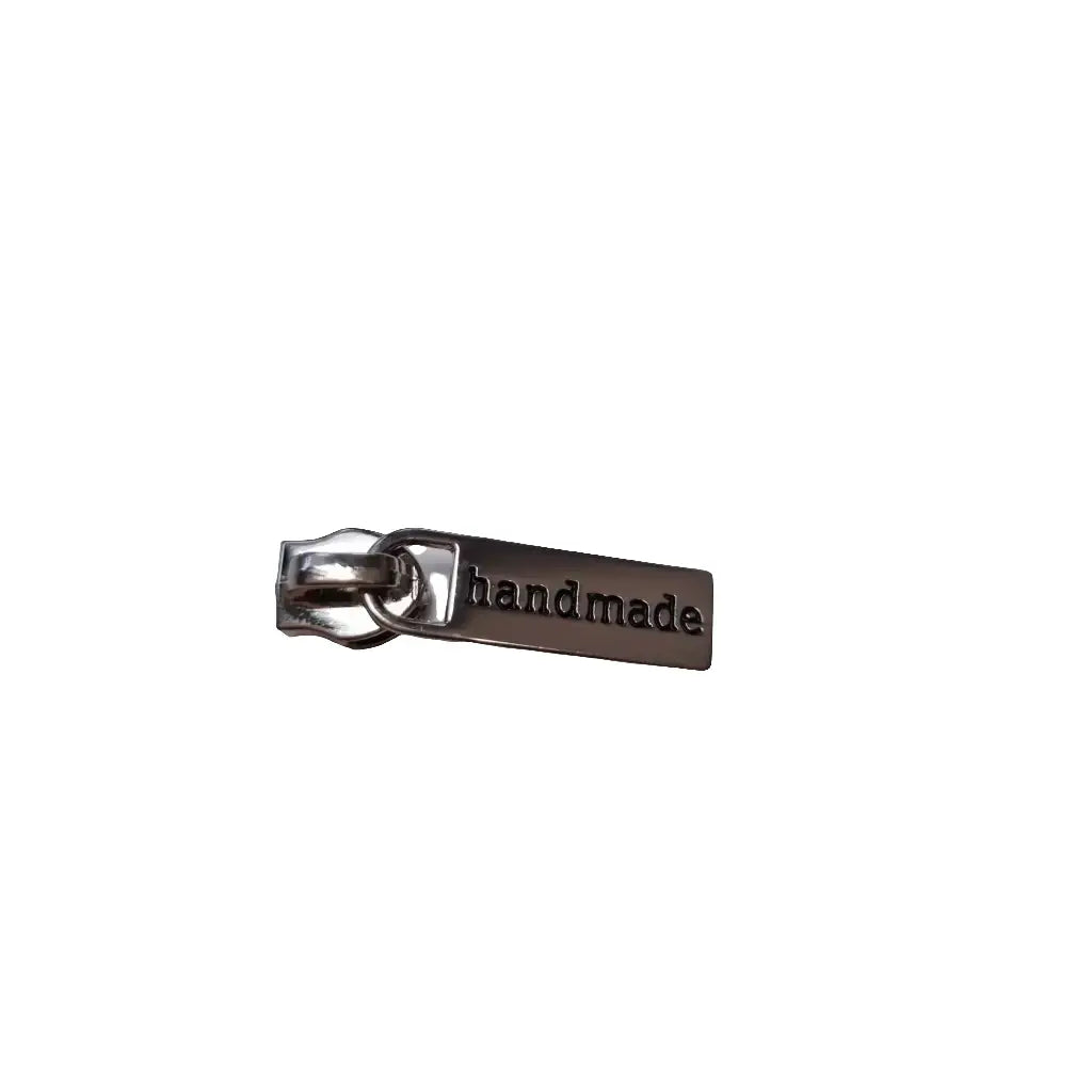 Zipper ’Handmade’ Gold - Reißverschluss Schieber Gr.5