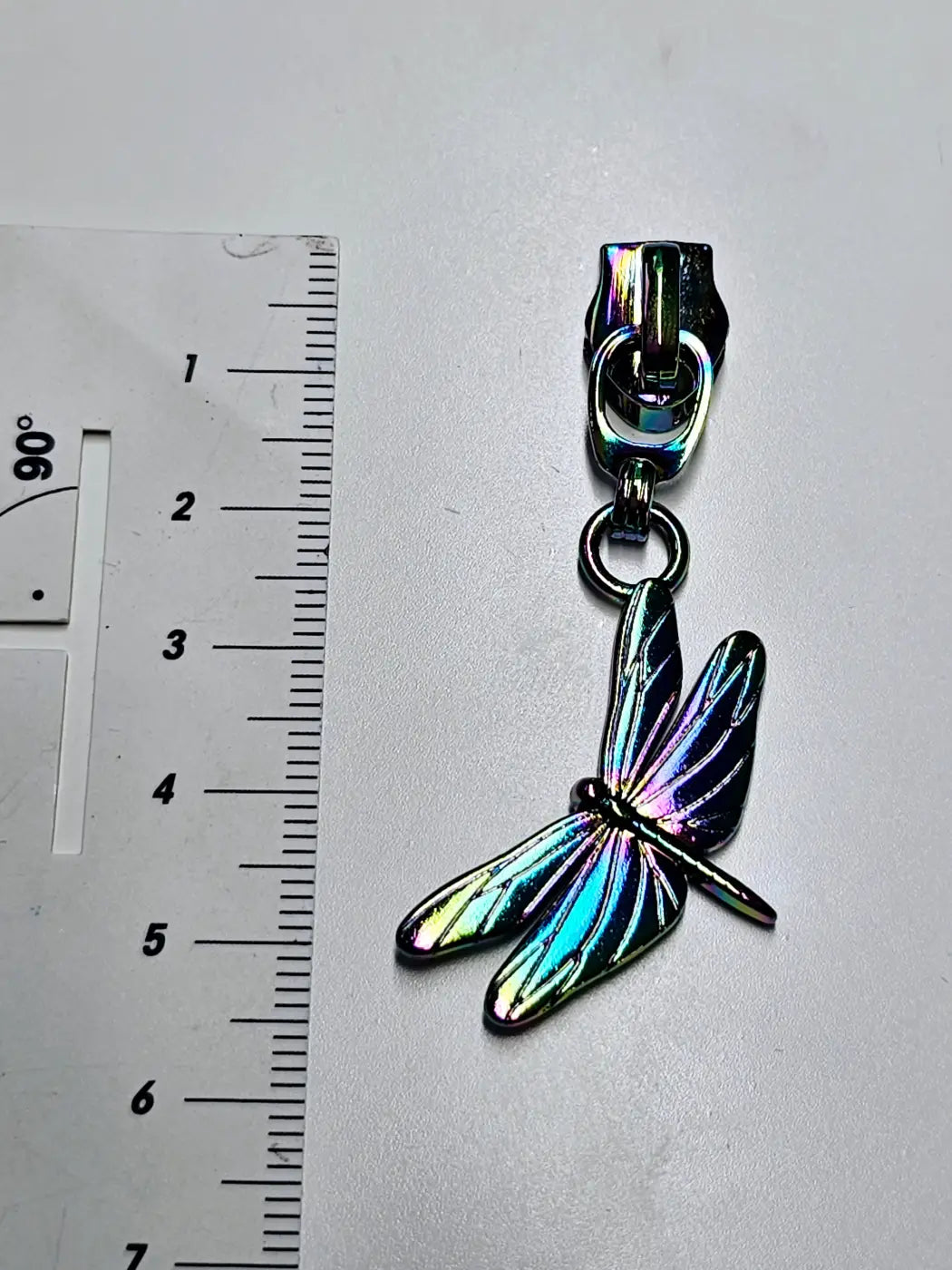 Zipper hübsche Libelle Rainbow - Reißverschluss Schieber