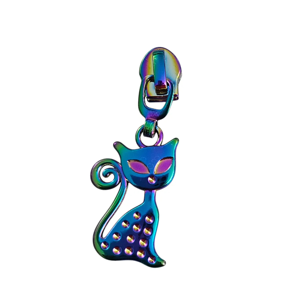 Zipper KittyCat Rainbow beidseitig - Reißverschluss