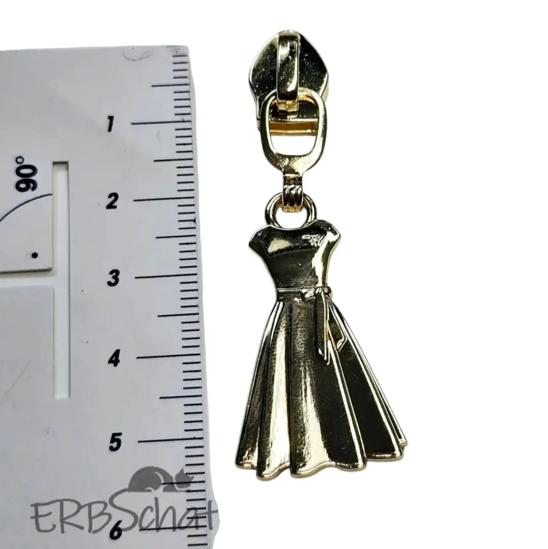 Zipper Kleid Rainbow - Reißverschluss Schieber Gr.5