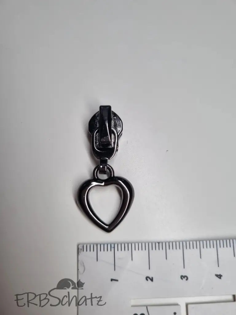 Zipper kleines Herz Rainbow - Reißverschluss Schieber Gr.5