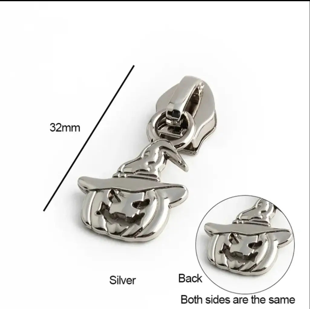 Zipper Mini Pumpkin Gold - Reißverschluss Schieber Gr.5