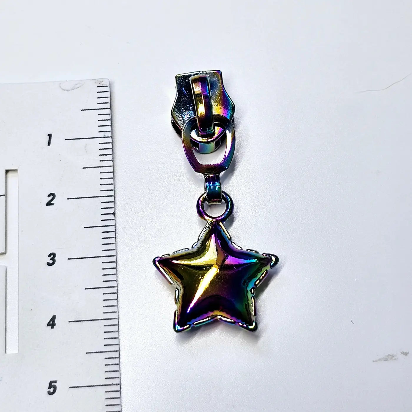 Zipper Star Balloon Rainbow - Reißverschluss Schieber Gr.5