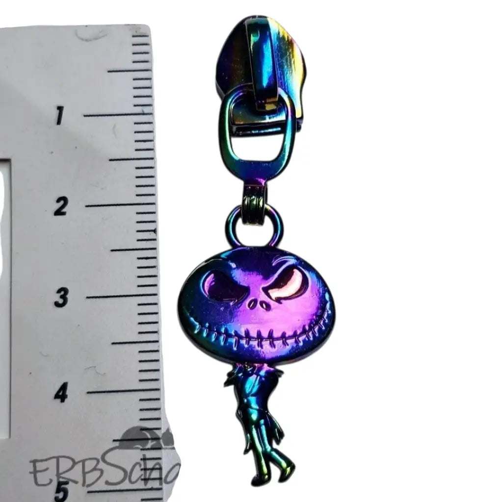 Zipper ZombieBoy Regenbogen - Reißverschluss Schieber Gr.5