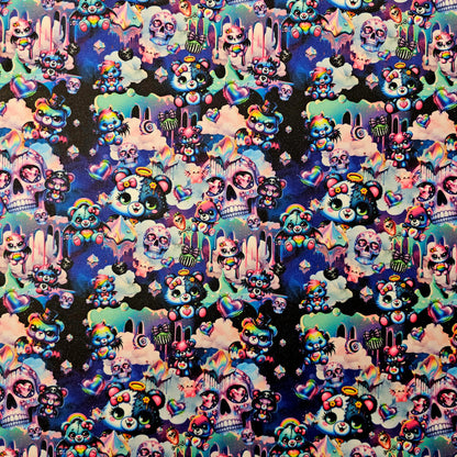 Wasserabweisender Canvas/Oxford, Dark Bears World