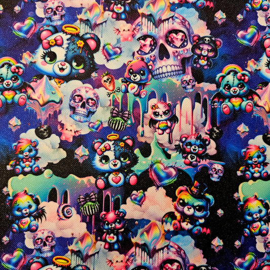 Wasserabweisender Canvas/Oxford, Dark Bears World