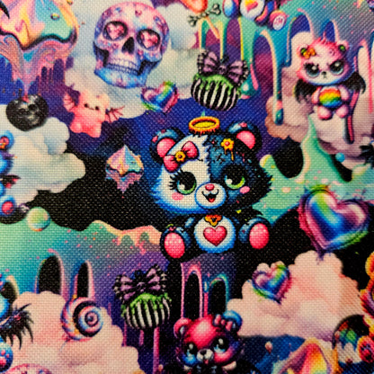 Wasserabweisender Canvas/Oxford, Dark Bears World