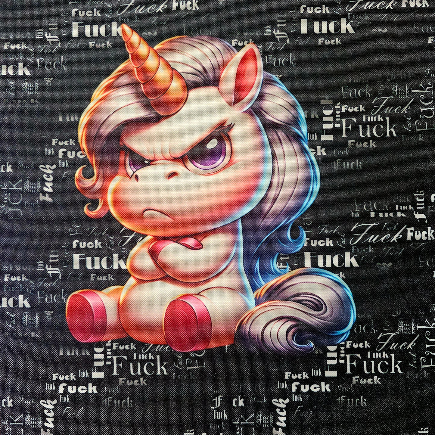Oxford Kombi Panel | 50 x 153 cm | Grumpy Unicorn & Fox F.CK