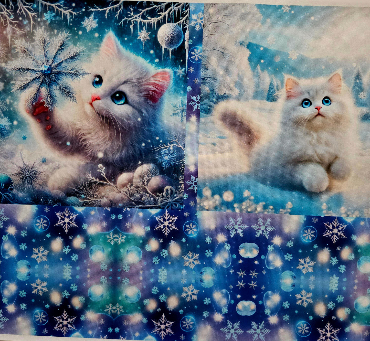 Oxford Kombi Panel | 50 x 153 cm | Snow Cats