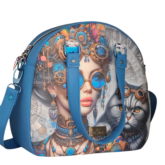 Handtasche LuckyBowler | Steampunk Lady (Groß) | Einzelstück!